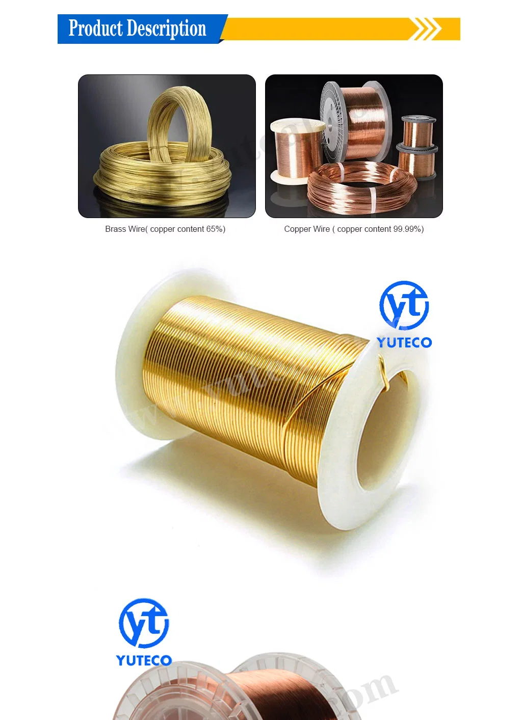 Complete Range of Brass Welding Wire/Copper Wire C38500 C44300 Prime Quality Brass Wire