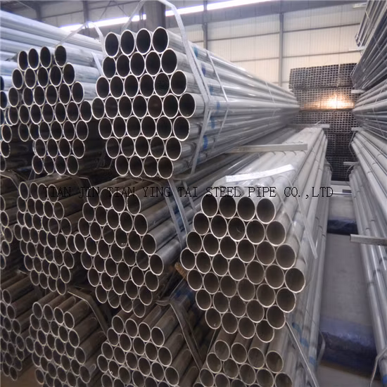 High Quantity BS1387 Standard Galvanized Steel Pipes